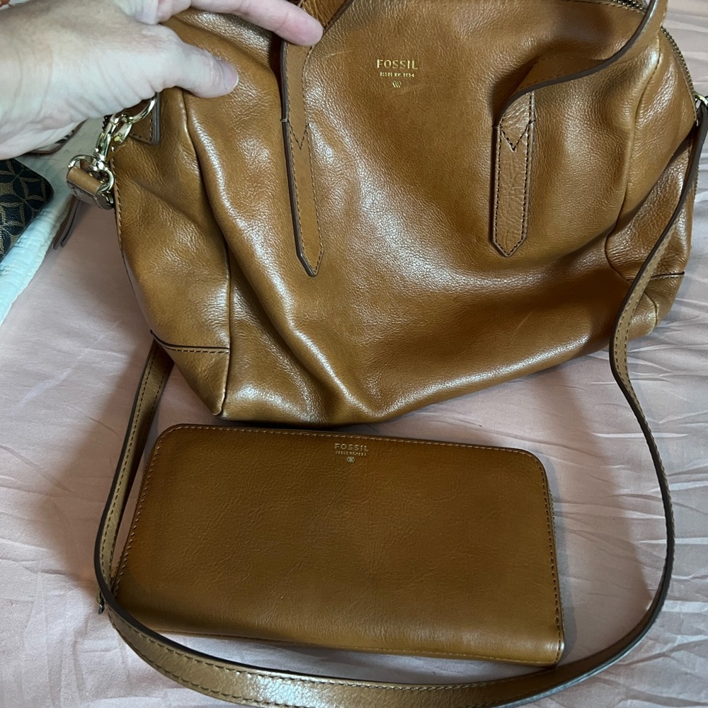 Fossil Handbag & Wallet, Brown